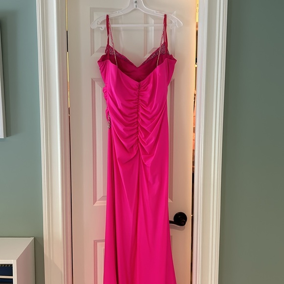 Hot pink Colors prom dress - Picture 4 of 6